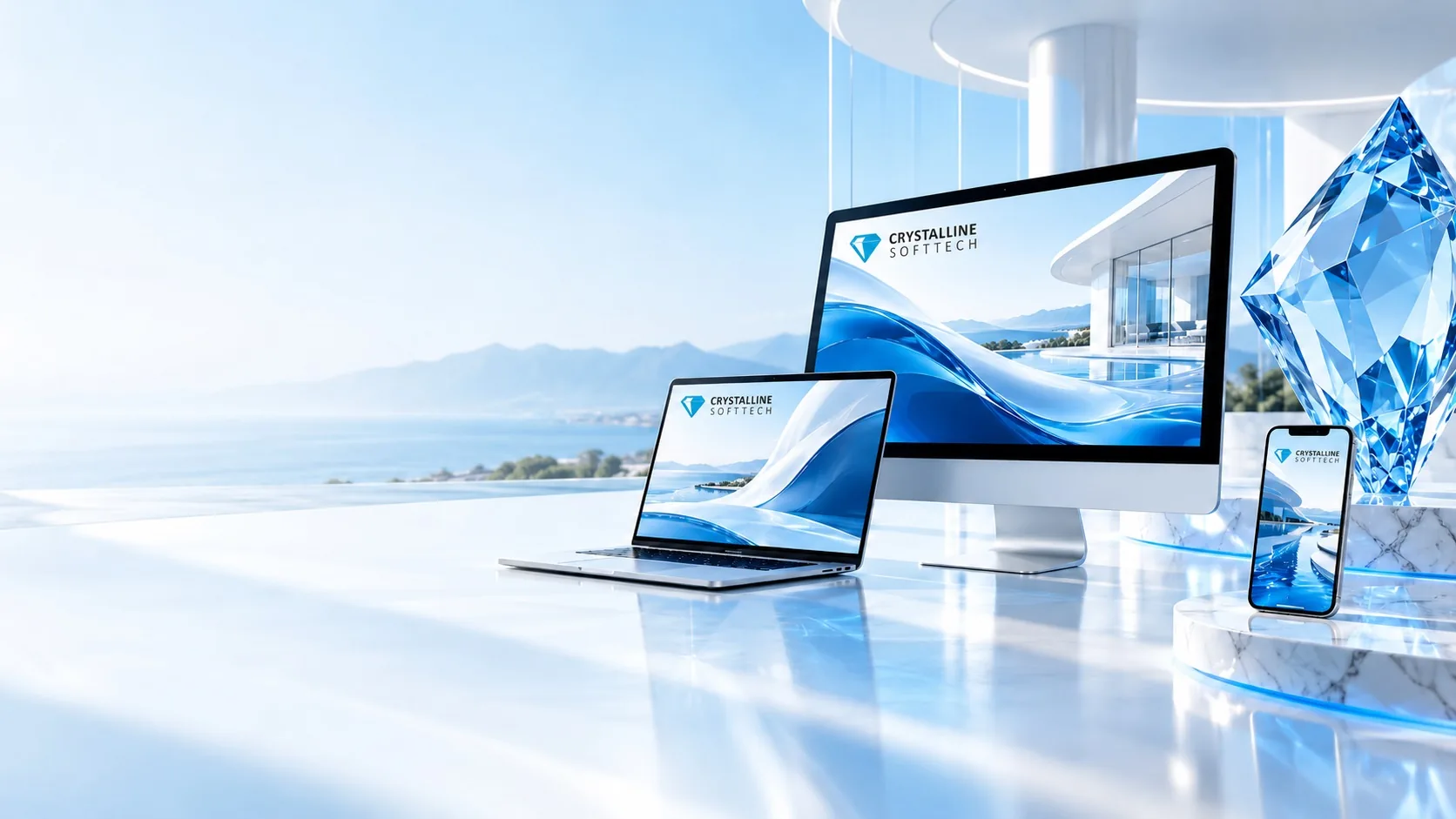 Website Development Company in Ahmedabad - Responsive Web Design and Custom Development by Crystalline Softtech