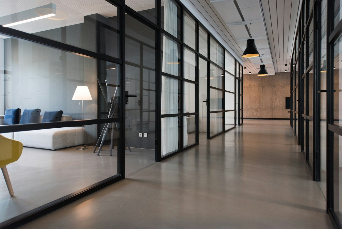 Bright collaborative office workspace — illustrative photograph